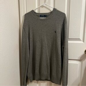 Ralph Lauren Men's Gray Crewneck Sweater